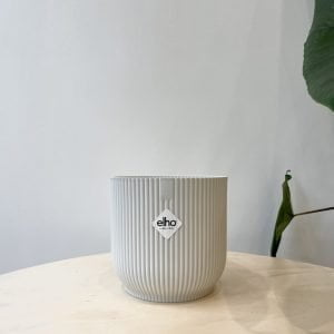 Elho Cache-Pot "Vibes Fold Rond" Blanc 14cm