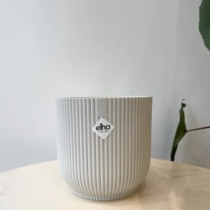 Elho Cache-Pot "Vibes Fold Rond" Blanc 16cm