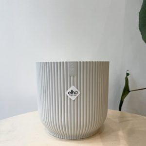 Elho Cache-Pot "Vibes Fold Rond" Blanc 18cm