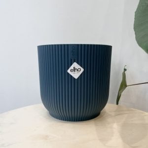 Elho Cache-Pot "Vibes Fold Rond" Bleu 22cm