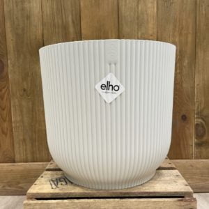 Elho Cache-Pot "Vibes Fold Rond" Blanc 30cm