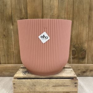 Elho Cache-Pot "Vibes Fold Rond" Rose Poudré 30cm