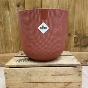 Elho Cache-Pot Jazz Rond 23cm Rouge Toscane