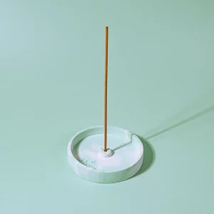 Porte-encens marbré Vert