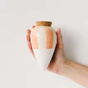 Olla Pepin - Rayé Orange et Crème